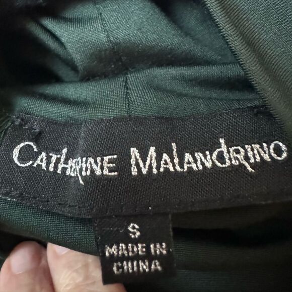 Catherine Malandrino Turtleneck 3/4 Elbow Sleeve Fitted Top - Picture 5 of 9